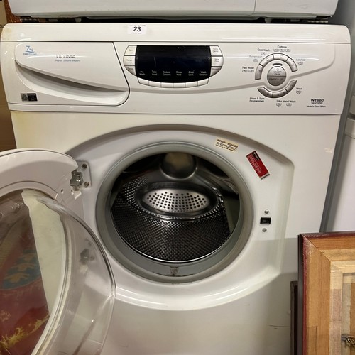 23 - HOTPOINT WASHING MACHINE