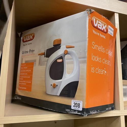 208 - HAND HELD VAX STEAM CLEANER