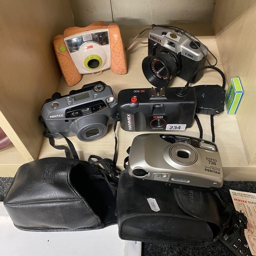 234 - SELECTION OF CAMERAS