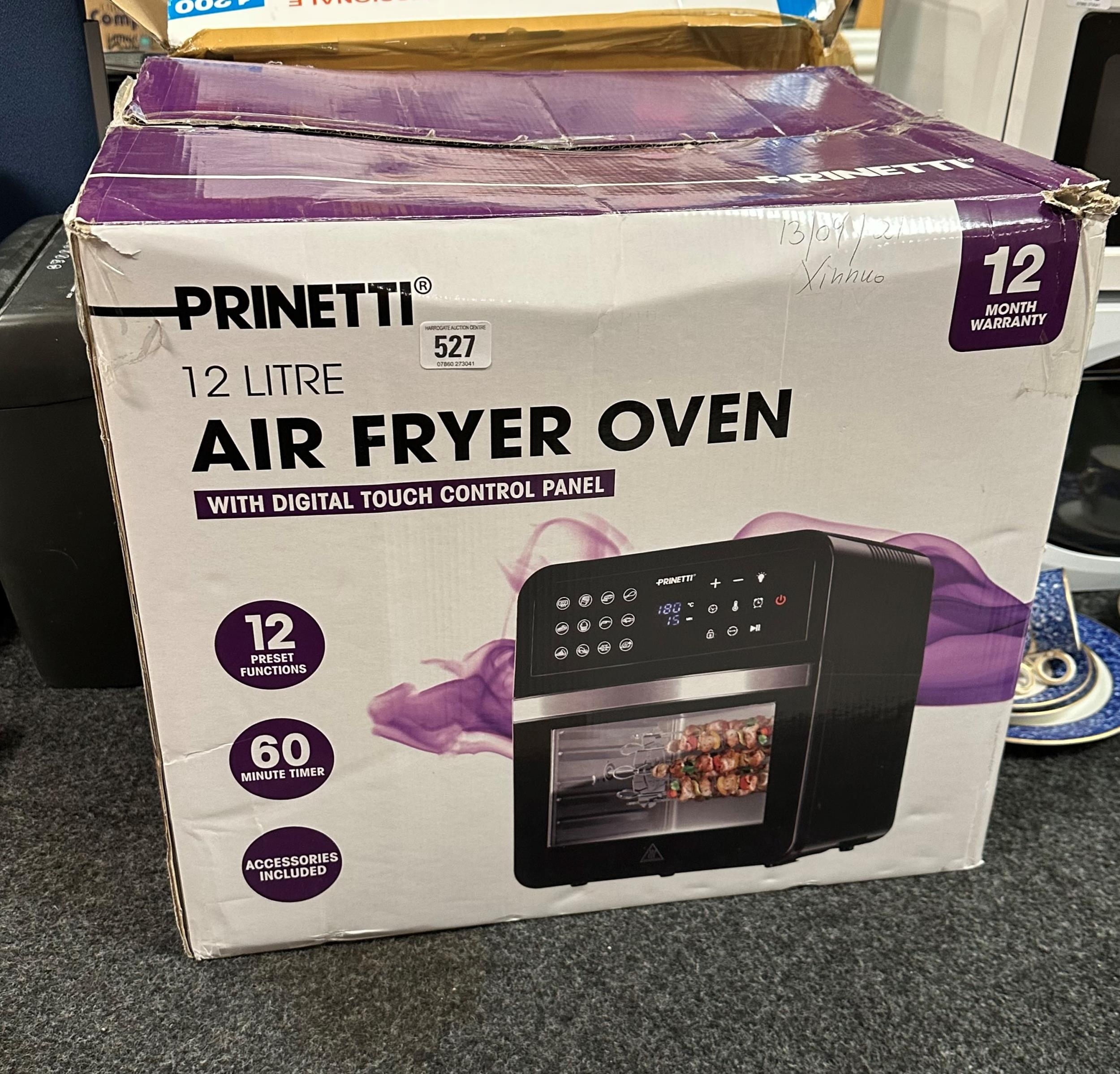 Prinetti air fryer online oven 23 litres