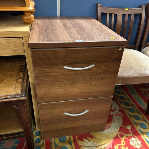 68 - TWO DRAWER DESK FILING CABINBET