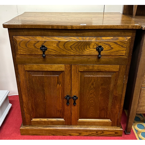 84 - OAK CABINET