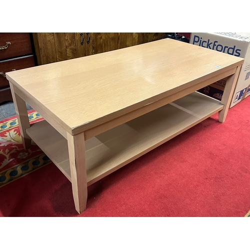 133 - LARGE WOODEN COFFEE TABLE