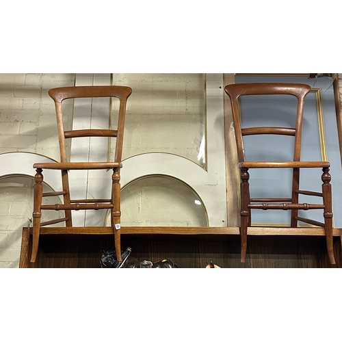 135 - TWO VICTORIAN BEDROOM CHAIRS