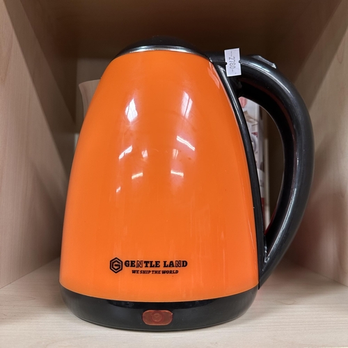 253 - BURNT ORANGE BRAND NEW GENTLE LAND ELECTRIC KETTLE