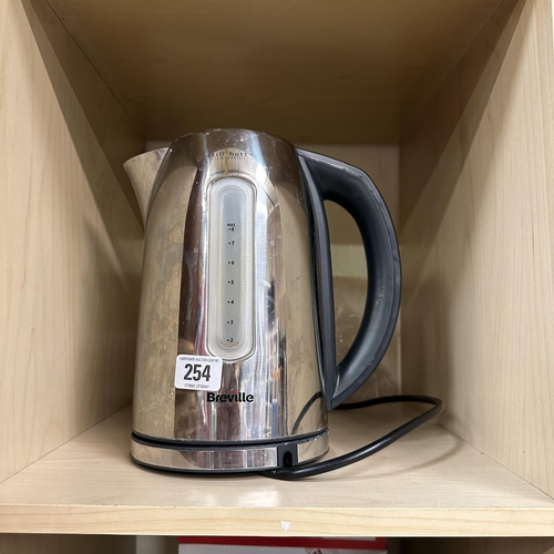 254 - CHROME BREVILLE ELECTRIC KETTLE