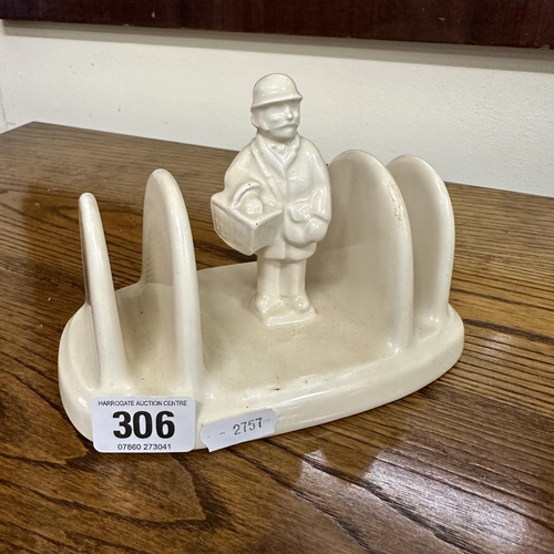 306 - WADE PORCELAIN TOAST RACK