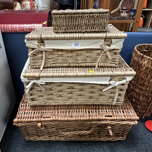 323 - WICKER BASKETS