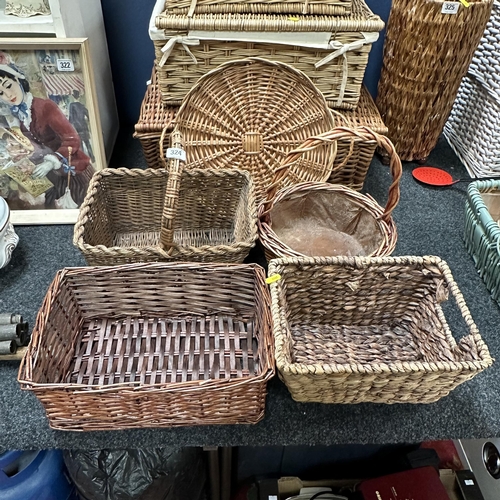 324 - WICKER BASKETS