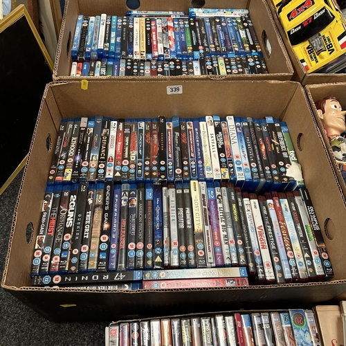 339 - SELECTION OF BLU-RAYs