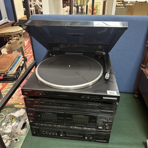 414 - PIONEER STEREO TURNTABLE