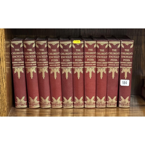 184 - THE CHILDRENS ENCYCLOPAEDIA BY ARTHUR MEE 10 VOLUMES