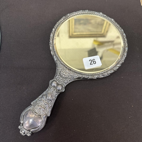 26 - ORNATE HAND HELD MIRROR