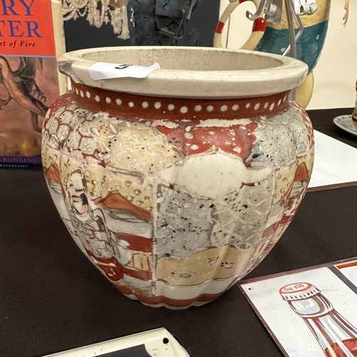 5 - JAPANESE DECORATED JARDINIERE