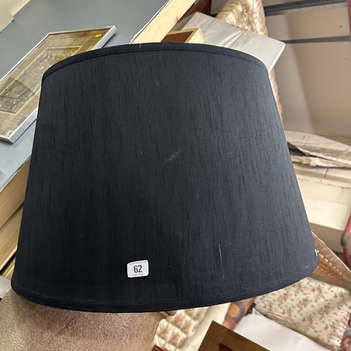 62 - LARGE BLACK LAMPSHADE