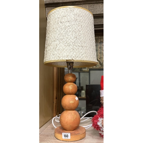 160 - 1960S RUSTIC LAMP