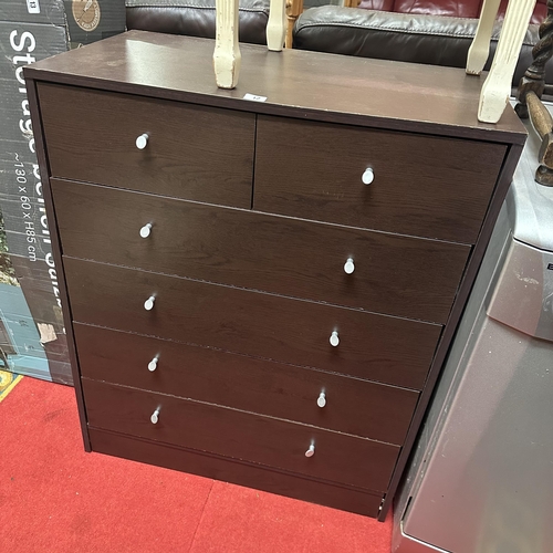 12 - CONTEMPORARY SIX DRAWER CHEST