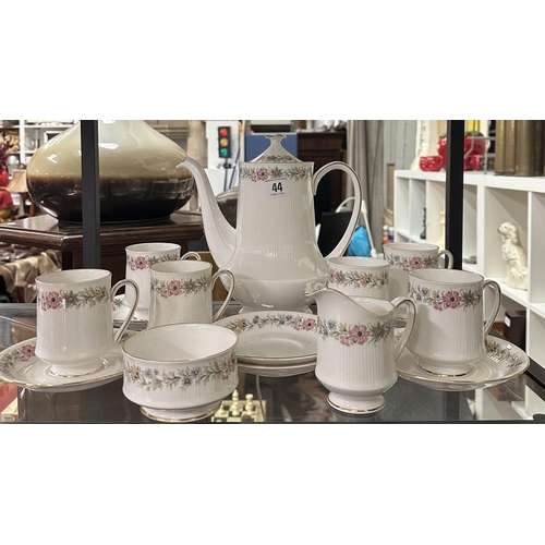 44 - PARAGON BELINDA PATTERN COFFEE SET