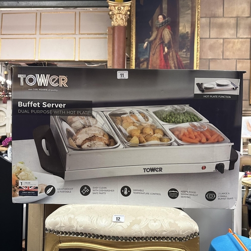 11 - TOWER HOT PLATE BUFFET SERVER