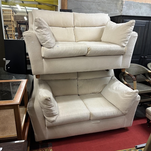 175 - PAIR OF NEXT TWO SEATER SETTEES