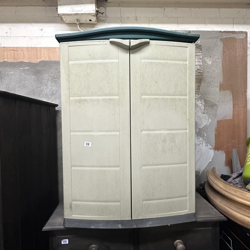 178 - GARDEN STORAGE CABINET