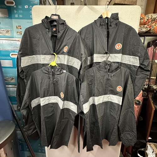 316 - FOUR BRAND NEW RAINCOATS