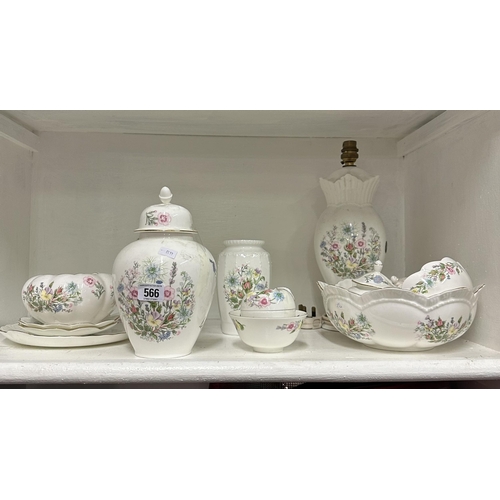 566 - SELECTION OF AYNSLEY CHINA