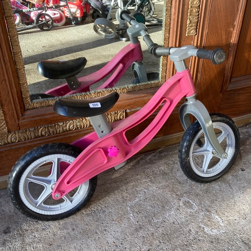 106 - CHILDRENS PUSH BIKE