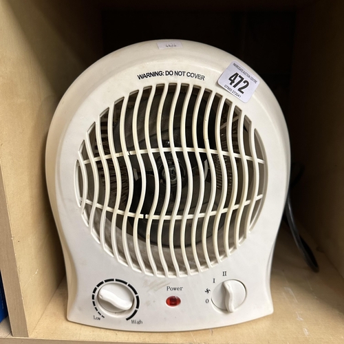 472 - FAN HEATER