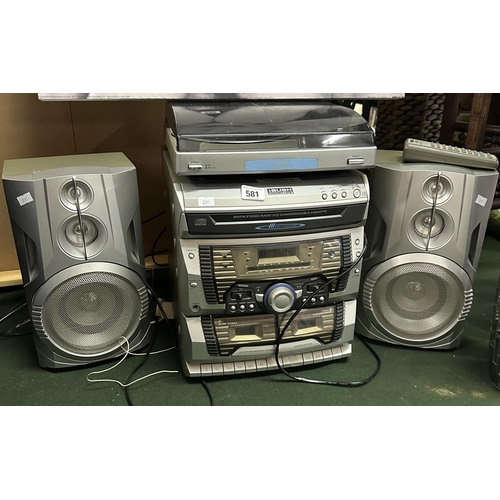 581 - BUSH STEREO SYSTEM