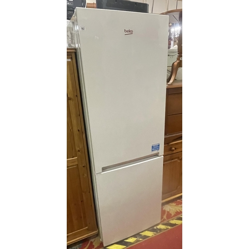 182 - BEKO LIKE NEW FRIDGE FREEZER