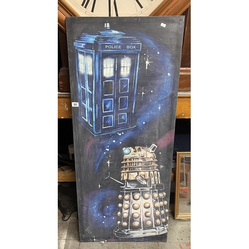 101 - DOCTOR WHO PAINTING ON CANVAS