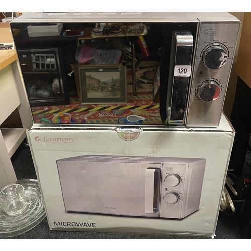 120 - GOODMANS MICROWAVE WITH BOX