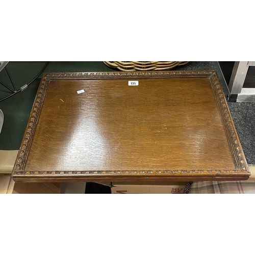 135 - EDWARDIAN BUTLERS TRAY