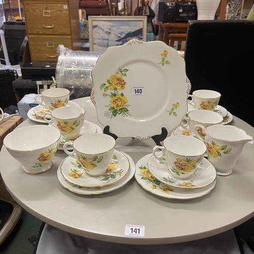 140 - ROYAL STAFFORD BONE CHINA TEA SET