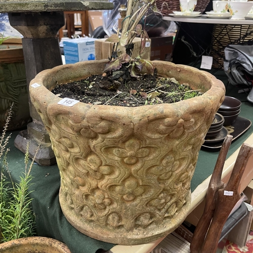 145 - LARGE TERRACOTTA PLANT POT
13”X15”