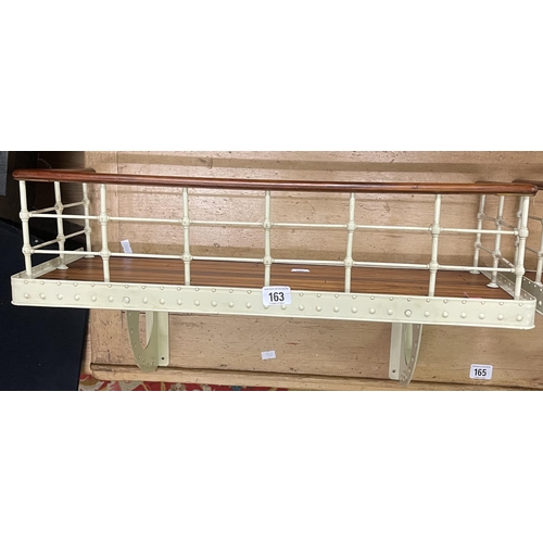 163 - NAUTICAL BOAT DECK RAIL SHELF