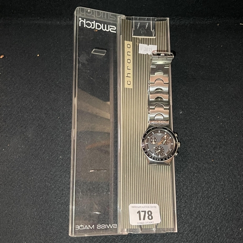 178 - SWATCH WATCH IN BOX