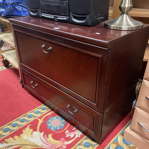 194 - MAHOGANY CABINET