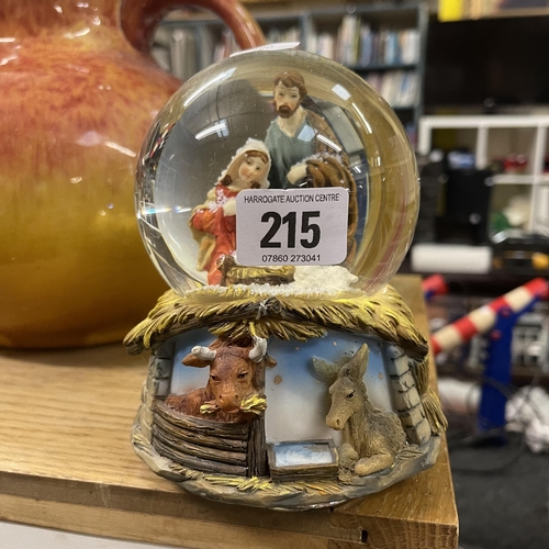 215 - BIBLICAL SNOW GLOBE