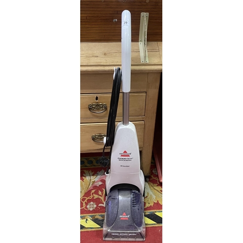 29 - BISSELL CLEAN VIEW QUICK WASH CARPET CLEANER