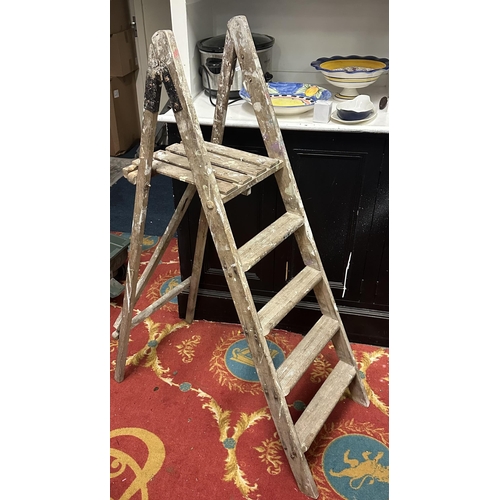 248 - WOODEN STEP LADDER