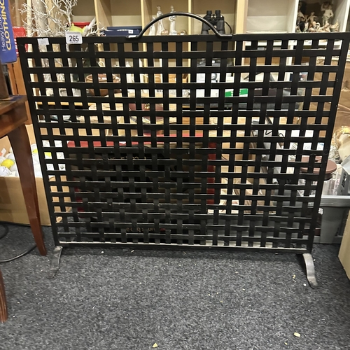 265 - WROUGHT IRON FIRE SCREEN