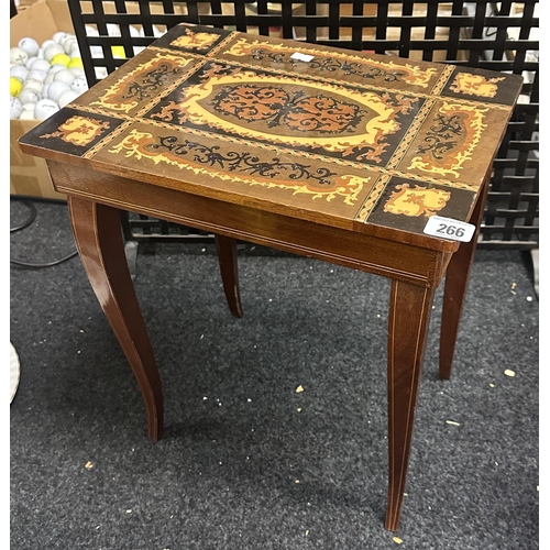 266 - INLAID TABLE