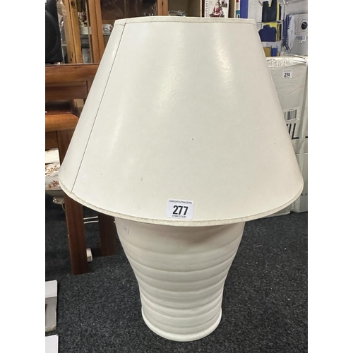 277 - LARGE PORCELAIN TABLE LAMP