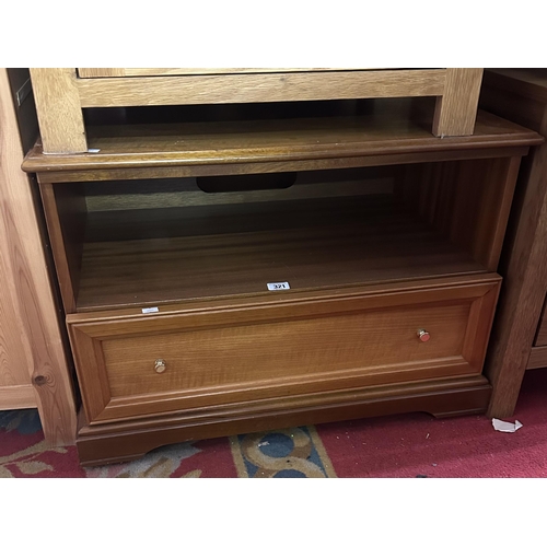 321 - LIGHT MAHOGANY CABINET