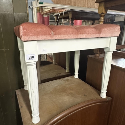 328 - DRESSING TABLE STOOL