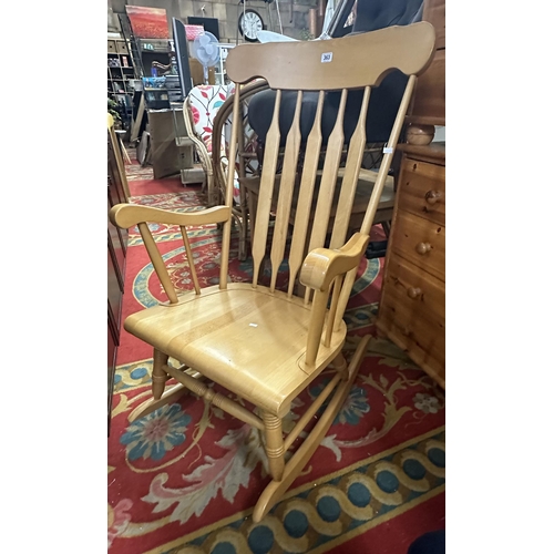 363 - BEECH ROCKING CHAIR