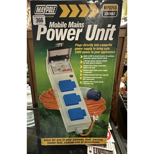 366 - MOBILE MAINS POWER UNIT