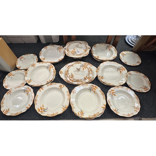 370 - BURLEIGH WARE 1920S DINNER SET